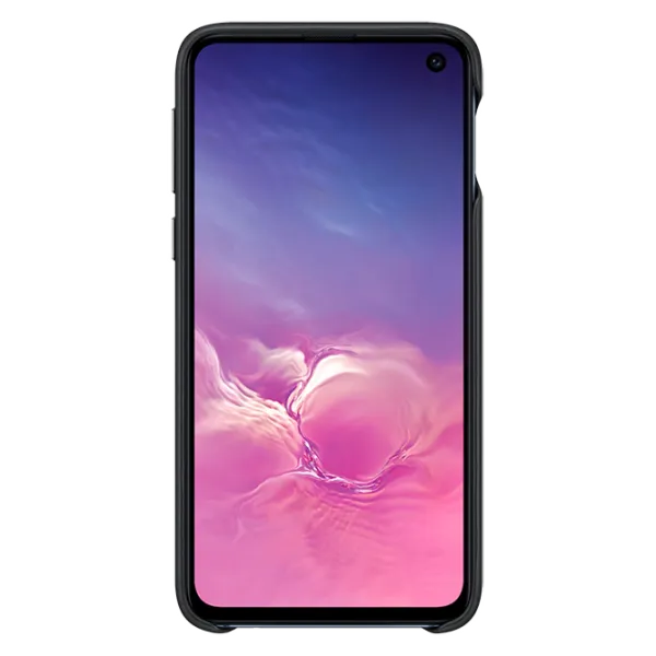 Чехол для смартфона Samsung Galaxy S10e Samsung/ Back/ Кожа/ Черный photo 3