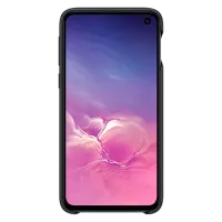 Чехол для смартфона Samsung Galaxy S10e Samsung/ Back/ Кожа/ Черный photo 3