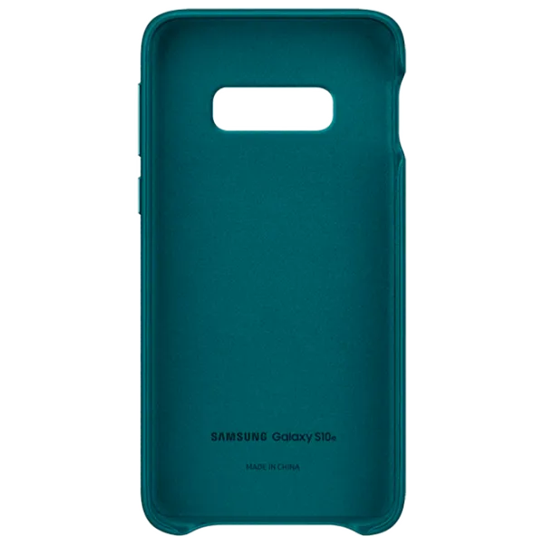 Чехол для смартфона Samsung Galaxy S10e Samsung/ Back/ Кожа/ Зелёный photo 4