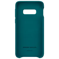 Чехол для смартфона Samsung Galaxy S10e Samsung/ Back/ Кожа/ Зелёный photo 4