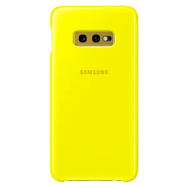 Чехол для смартфона Samsung Galaxy S10e Samsung/ Flip Cover View/ PU/ Желтый photo 2