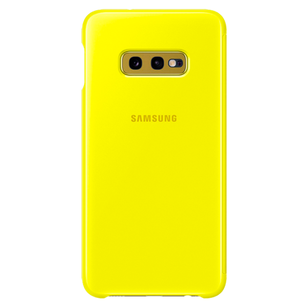 Чехол для смартфона Samsung Galaxy S10e Samsung/ Flip Cover View/ PU/ Желтый photo 2