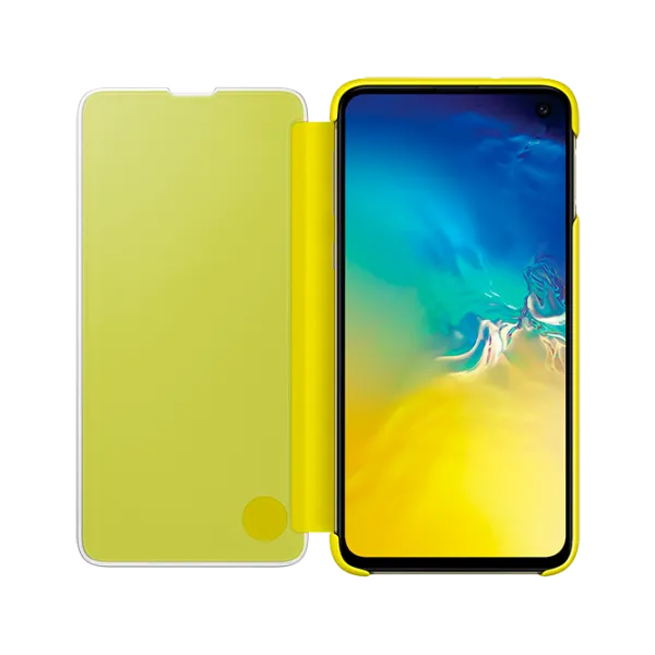 Чехол для смартфона Samsung Galaxy S10e Samsung/ Flip Cover View/ PU/ Желтый photo 3