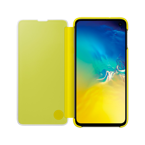 Чехол для смартфона Samsung Galaxy S10e Samsung/ Flip Cover View/ PU/ Желтый photo 3