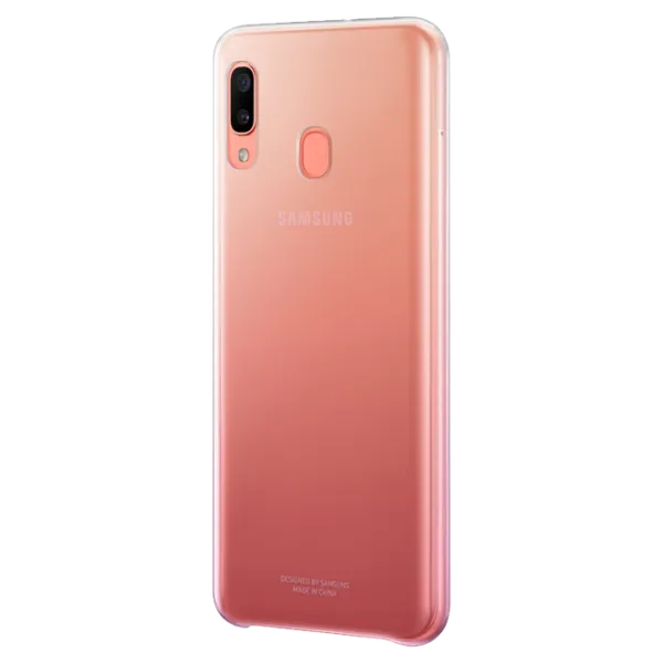 Husă pentru smartphone Samsung Galaxy A20 Samsung/ Back/ PP/ Gradation Pink photo 2