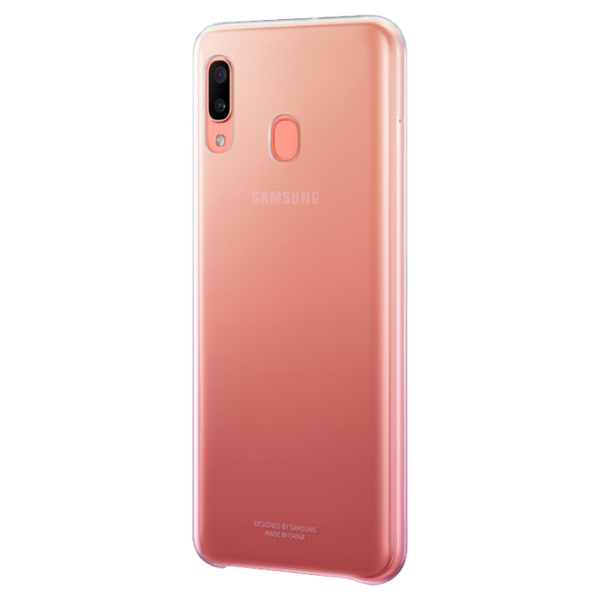 Husă pentru smartphone Samsung Galaxy A20 Samsung/ Back/ PP/ Gradation Pink photo 2