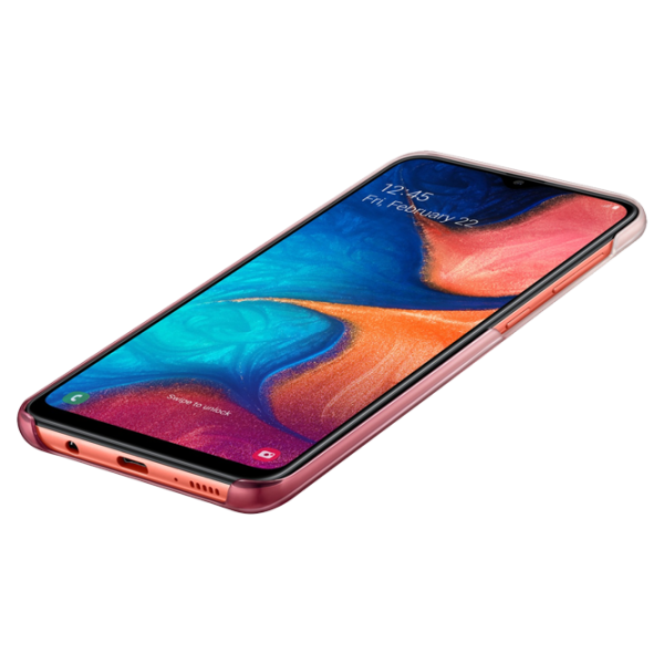 Husă pentru smartphone Samsung Galaxy A20 Samsung/ Back/ PP/ Gradation Pink photo 3