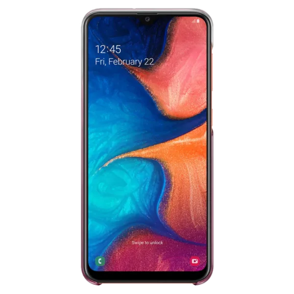Husă pentru smartphone Samsung Galaxy A20 Samsung/ Back/ PP/ Gradation Pink photo 4