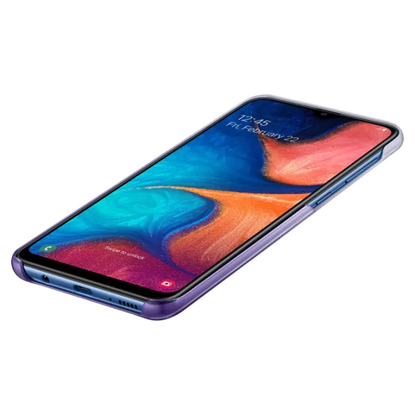 Husă pentru smartphone Samsung Galaxy A20 Samsung/ Back/ PP/ Gradation Purple photo 4