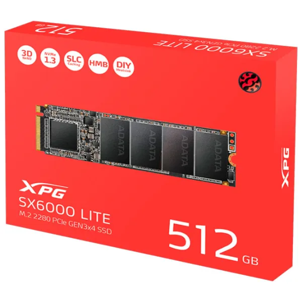 SSD ADATA SX6000 512 ГБ M.2 NVMe photo 6