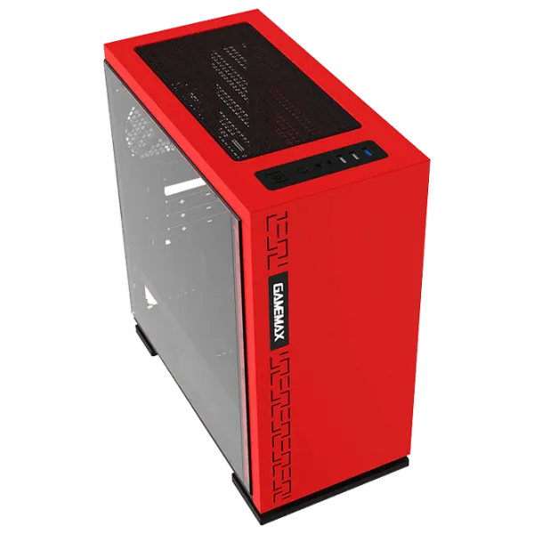 Carcasă Gamemax Expedition H605-RD Mini Tower / Red photo 2