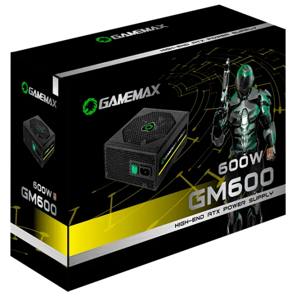 Sursă de alimentare Gamemax GM-600 80+ Bronze/ 600 W photo 5
