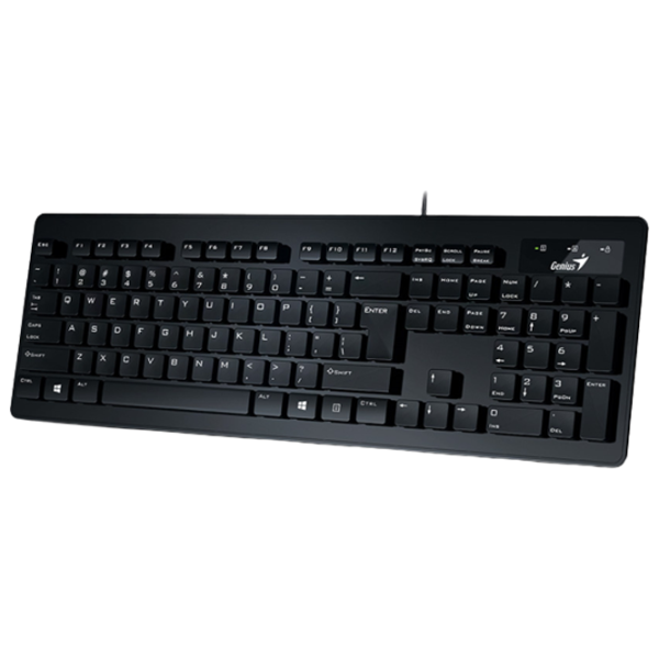 Tastatură Genius SlimStar 130 Cu fir/ Black photo 2