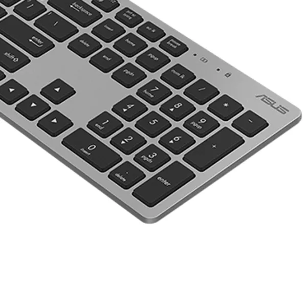 Tastatura & Mouse Asus W5000 Fără fir/ Gray photo 4