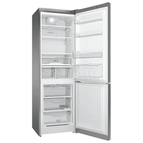 Frigider Indesit DF 5181 X cu congelator jos 298 l / 185 cm / Inox photo 2
