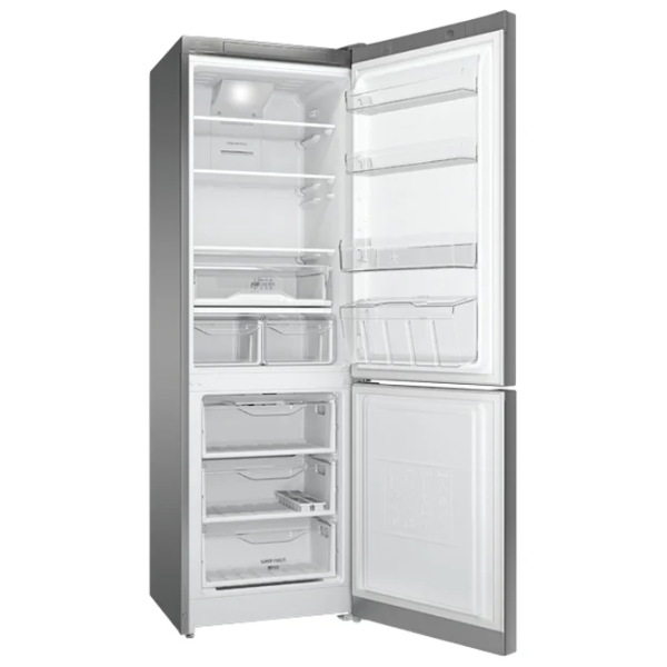 Frigider Indesit DF 5181 X cu congelator jos 298 l / 185 cm / Inox photo 2