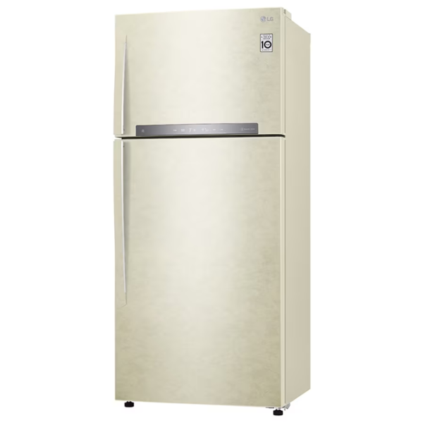 Frigider LG GN-H702HEHZ cu congelator sus 506 l / 180 cm / Beige photo 2