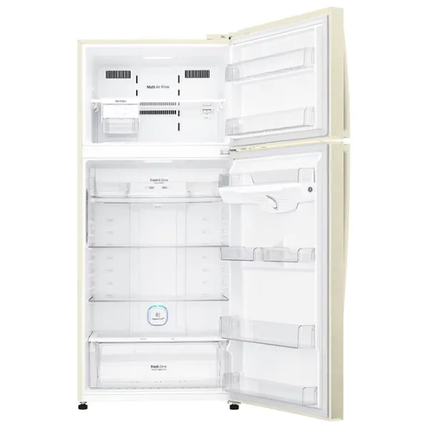 Frigider LG GN-H702HEHZ cu congelator sus 506 l / 180 cm / Beige photo 4