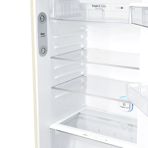 Frigider LG GN-H702HEHZ cu congelator sus 506 l / 180 cm / Beige photo 7