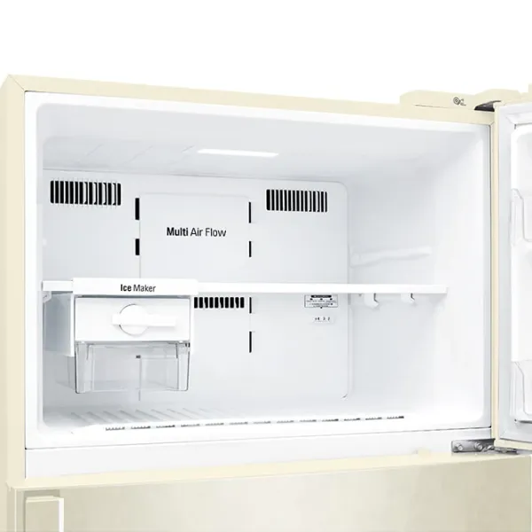 Frigider LG GN-H702HEHZ cu congelator sus 506 l / 180 cm / Beige photo 8