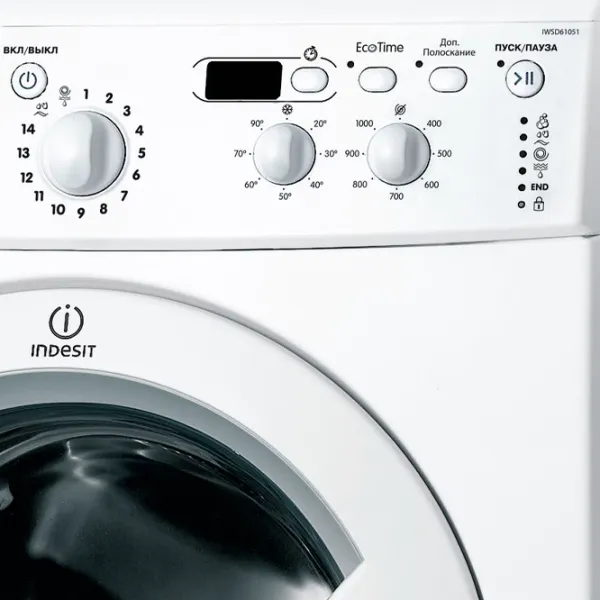 Mașină de spălat Indesit IWSD 61051 B UA 6 kg / 1000 rpm / White photo 5