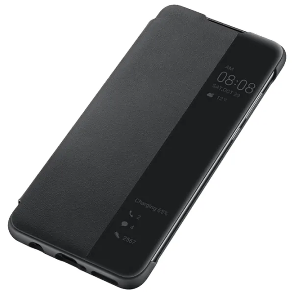 Чехол для смартфона Huawei P30 Lite Huawei/ Flip Cover View/ PC/ PU/ Черный photo 3