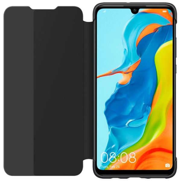 Чехол для смартфона Huawei P30 Lite Huawei/ Flip Cover View/ PC/ PU/ Черный photo 4