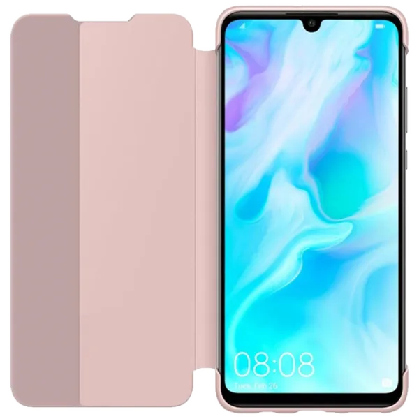 Чехол для смартфона Huawei P30 Lite Huawei/ Flip Cover View/ PC/ PU/ Розовый photo 2