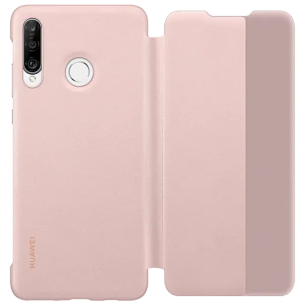 Чехол для смартфона Huawei P30 Lite Huawei/ Flip Cover View/ PC/ PU/ Розовый photo 3