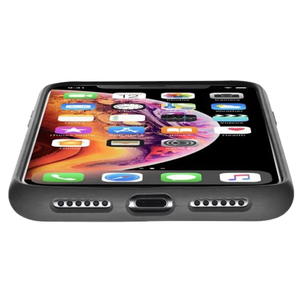 Husa Apple iPhone XS Max Cellularline Back/ TPU/ Black photo 2