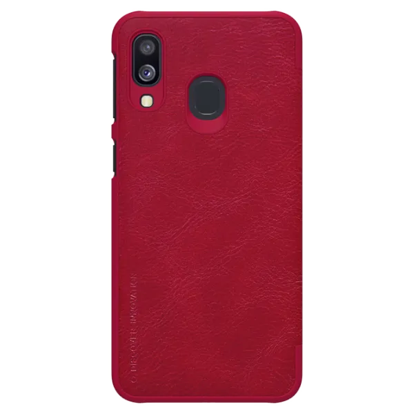 Чехол для смартфона Samsung Galaxy A40 Nillkin/ Flip Cover/ Кожа/ Красный photo 2