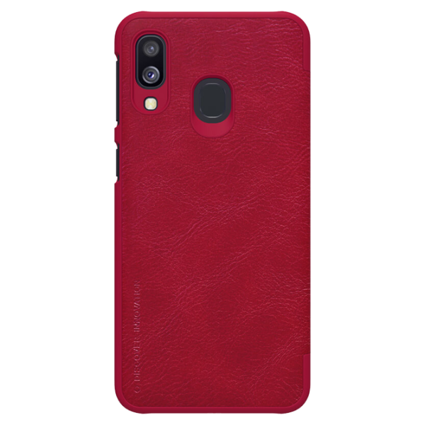 Чехол для смартфона Samsung Galaxy A40 Nillkin/ Flip Cover/ Кожа/ Красный photo 2