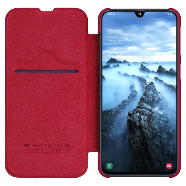 Чехол для смартфона Samsung Galaxy A40 Nillkin/ Flip Cover/ Кожа/ Красный photo 3