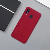 Чехол для смартфона Samsung Galaxy A40 Nillkin/ Flip Cover/ Кожа/ Красный photo 4