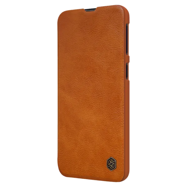 Чехол для смартфона Samsung Galaxy A40 Nillkin/ Flip Cover/ Кожа/ Коричневый photo 2