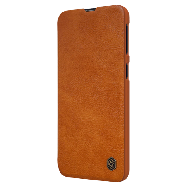 Чехол для смартфона Samsung Galaxy A40 Nillkin/ Flip Cover/ Кожа/ Коричневый photo 2