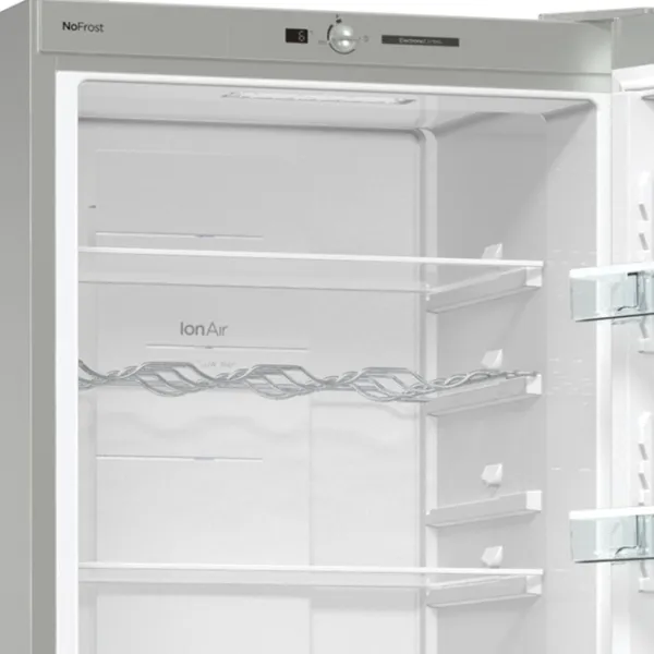 Frigider Gorenje NRK 6191 GHX4 cu congelator jos 307 / 185 cm / Silver photo 6