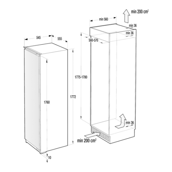 Congelator Gorenje FNI 5182 A1 White photo 3