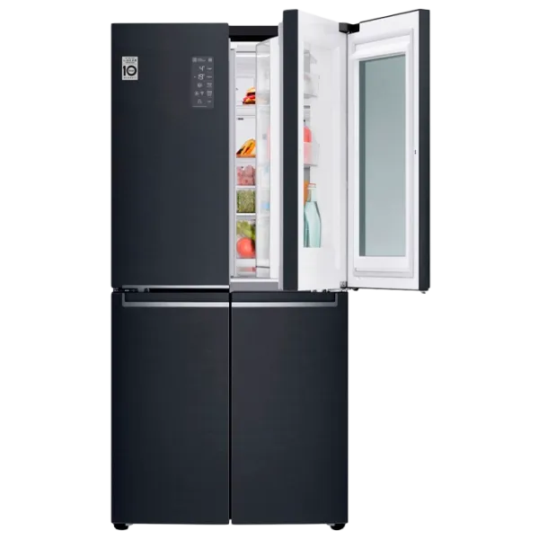 Frigider LG GC-Q22FTBKL cu congelator jos LINEARCooling/InstaView Door-in-Door/DoorCooling+ photo 2