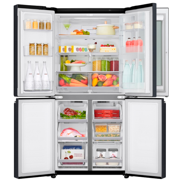 Frigider LG GC-Q22FTBKL cu congelator jos LINEARCooling/InstaView Door-in-Door/DoorCooling+ photo 5