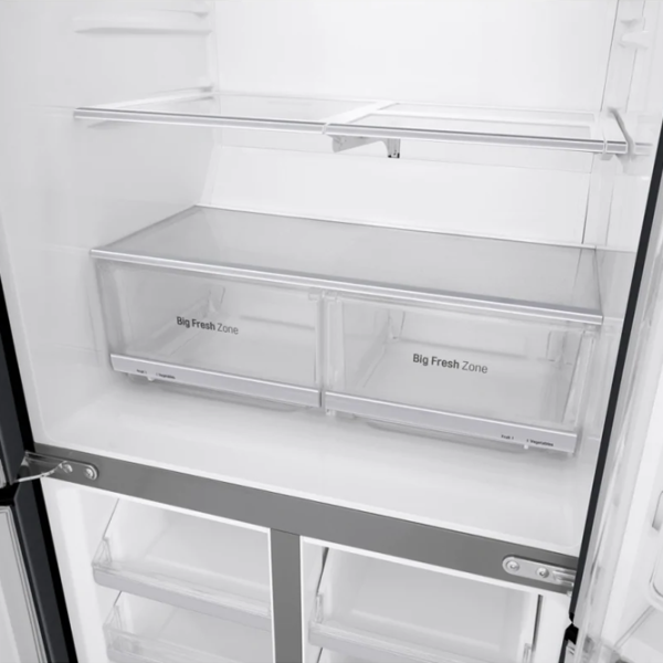 Frigider LG GC-Q22FTBKL cu congelator jos LINEARCooling/InstaView Door-in-Door/DoorCooling+ photo 9
