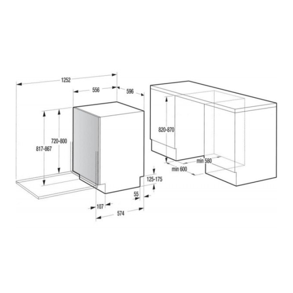 Посудомоечная машина Gorenje GV 68260 Полногабаритная/ Белый photo 4 Посудомоечная машина Gorenje GV 68260 Полногабаритная/ Белый photo 4