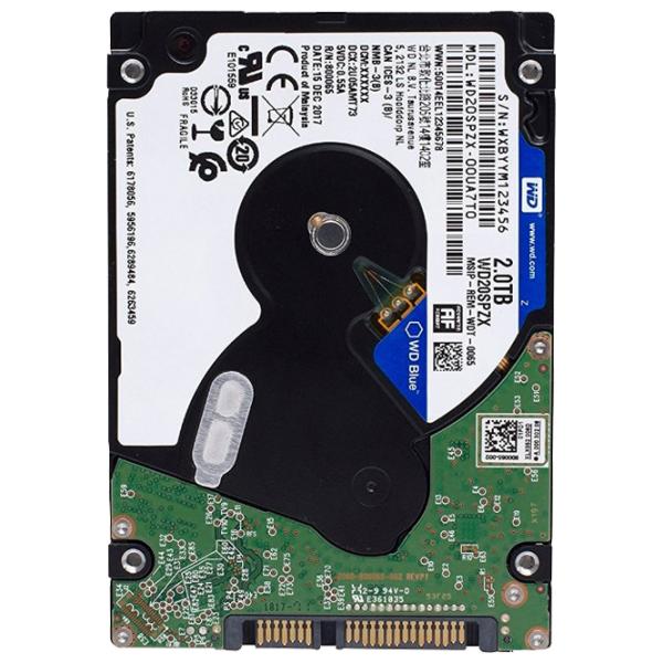 HDD Western Digital Blue 2 TB WD20SPZX/ Blue photo 2