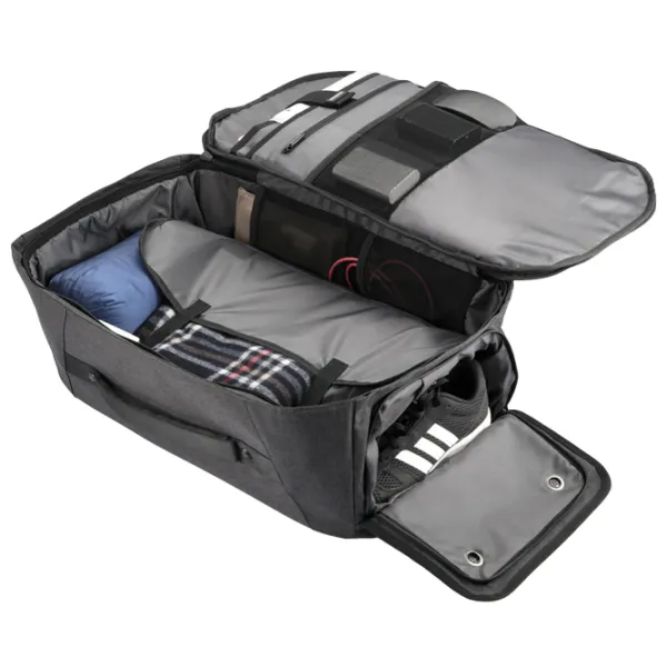 Рюкзак XD-Design Bobby Duffle anti-theft 17.3"/ Серый Черный/ 30 л photo 7