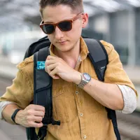 Рюкзак XD-Design Bobby Duffle anti-theft 17.3"/ Серый Черный/ 30 л photo 12