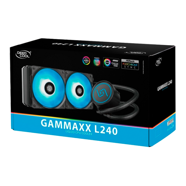 Кулер Deepcool GAMMAXX L240 Водяное охлаждение/ 1800 об/мин photo 2 Кулер Deepcool GAMMAXX L240 Водяное охлаждение/ 1800 об/мин photo 2