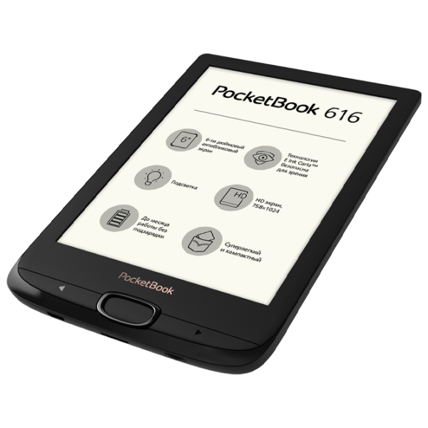 Carte electronică Pocketbook 616 6"/ E-Ink Carta/ 8 GB/ Black photo 2 Carte electronică Pocketbook 616 6"/ E-Ink Carta/ 8 GB/ Black photo 2