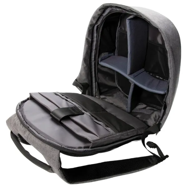 Рюкзак XD-Design Bobby Pro anti-theft 15.6"/ Черный Серый/ 16 л photo 8