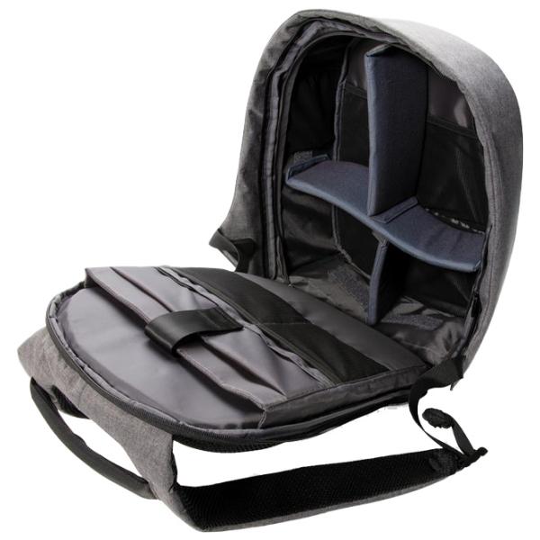 Рюкзак XD-Design Bobby Pro anti-theft 15.6"/ Черный Серый/ 16 л photo 8