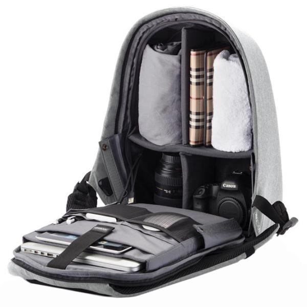 Рюкзак XD-Design Bobby Pro anti-theft 15.6"/ Черный Серый/ 16 л photo 9